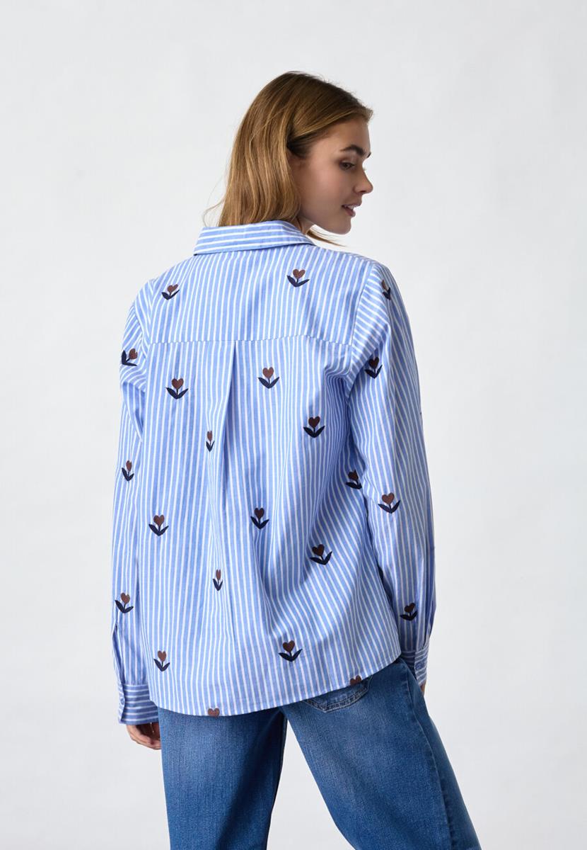 Sisters Point Blouse Ibisa-Sh4 Blauw 3