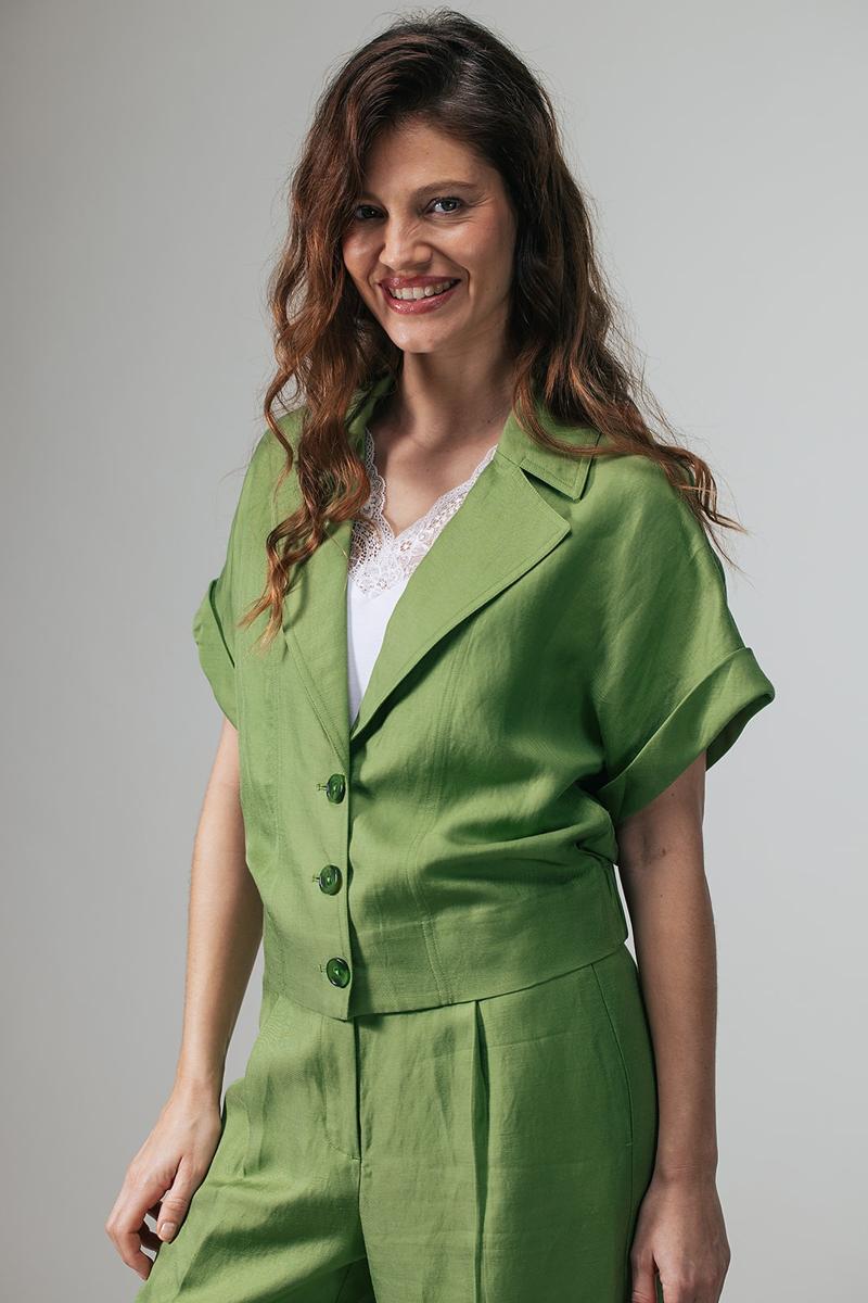 Label DOT Blazer Lot Groen 1