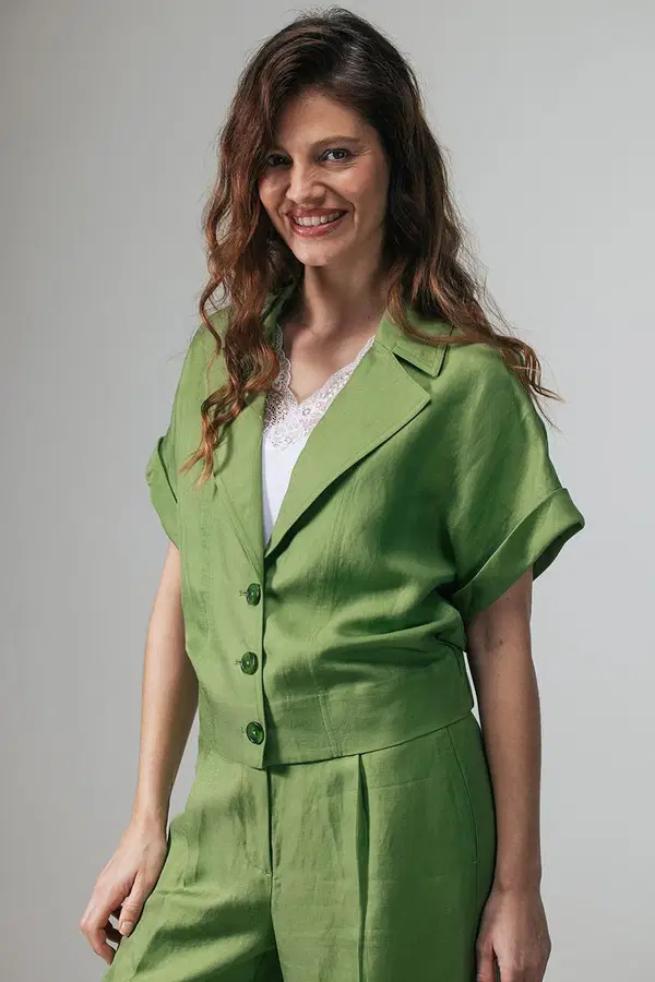 Label DOT Blazer Lot Groen 1