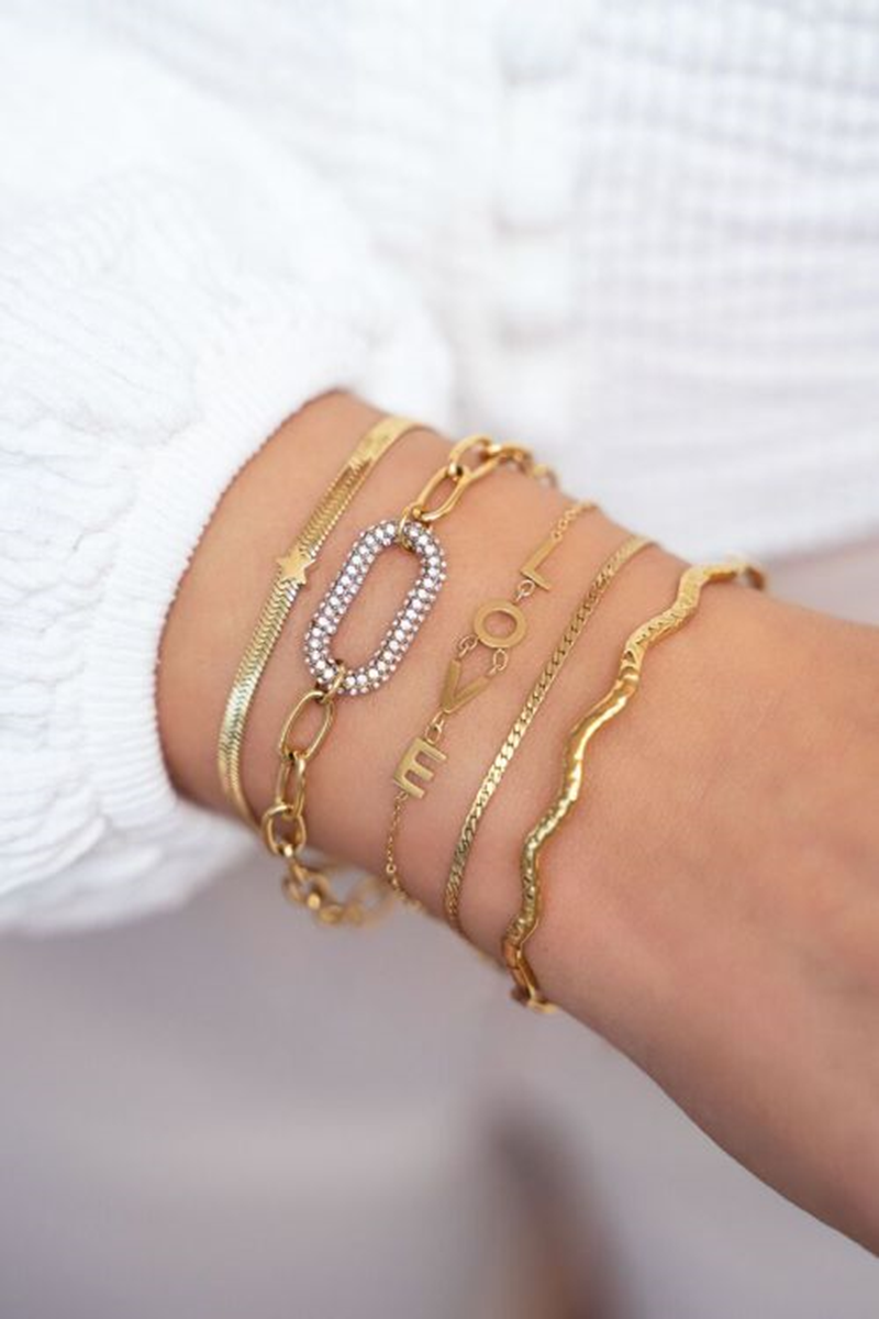 My Jewellery Armband MJ05208 Goud 2