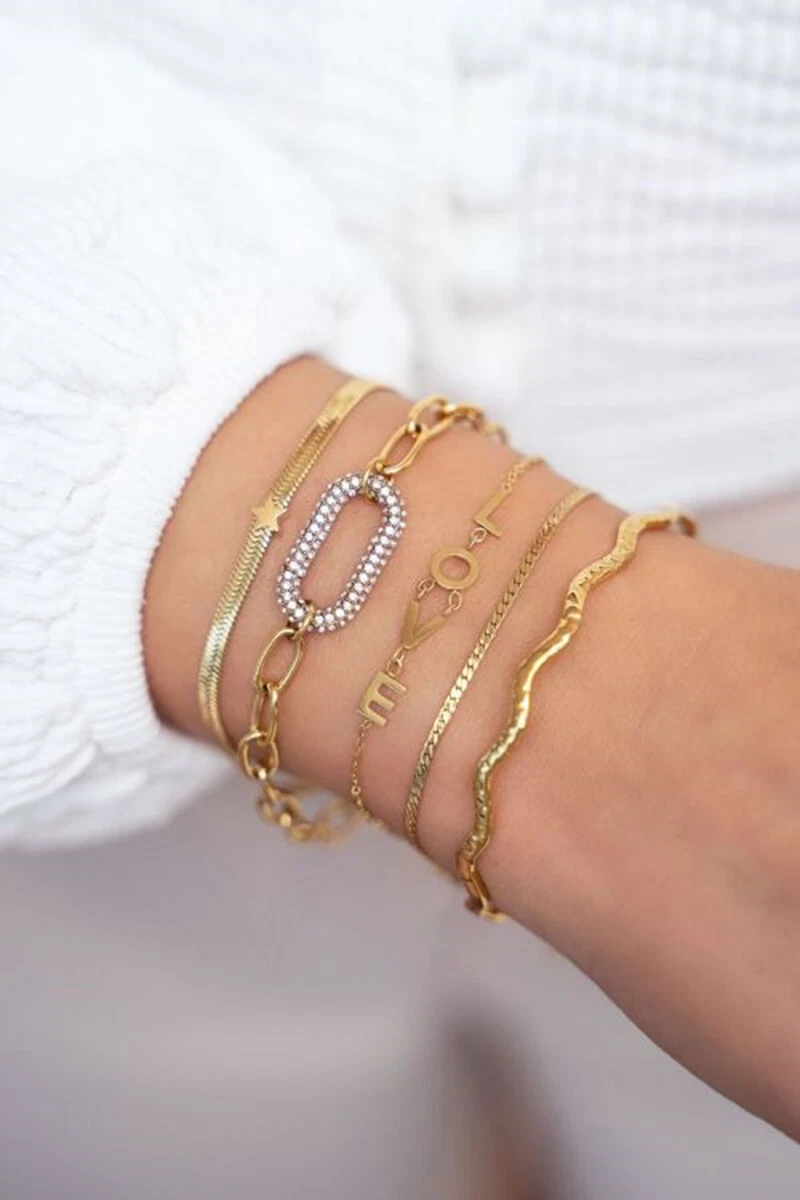 My Jewellery Armband MJ05208 Goud 2