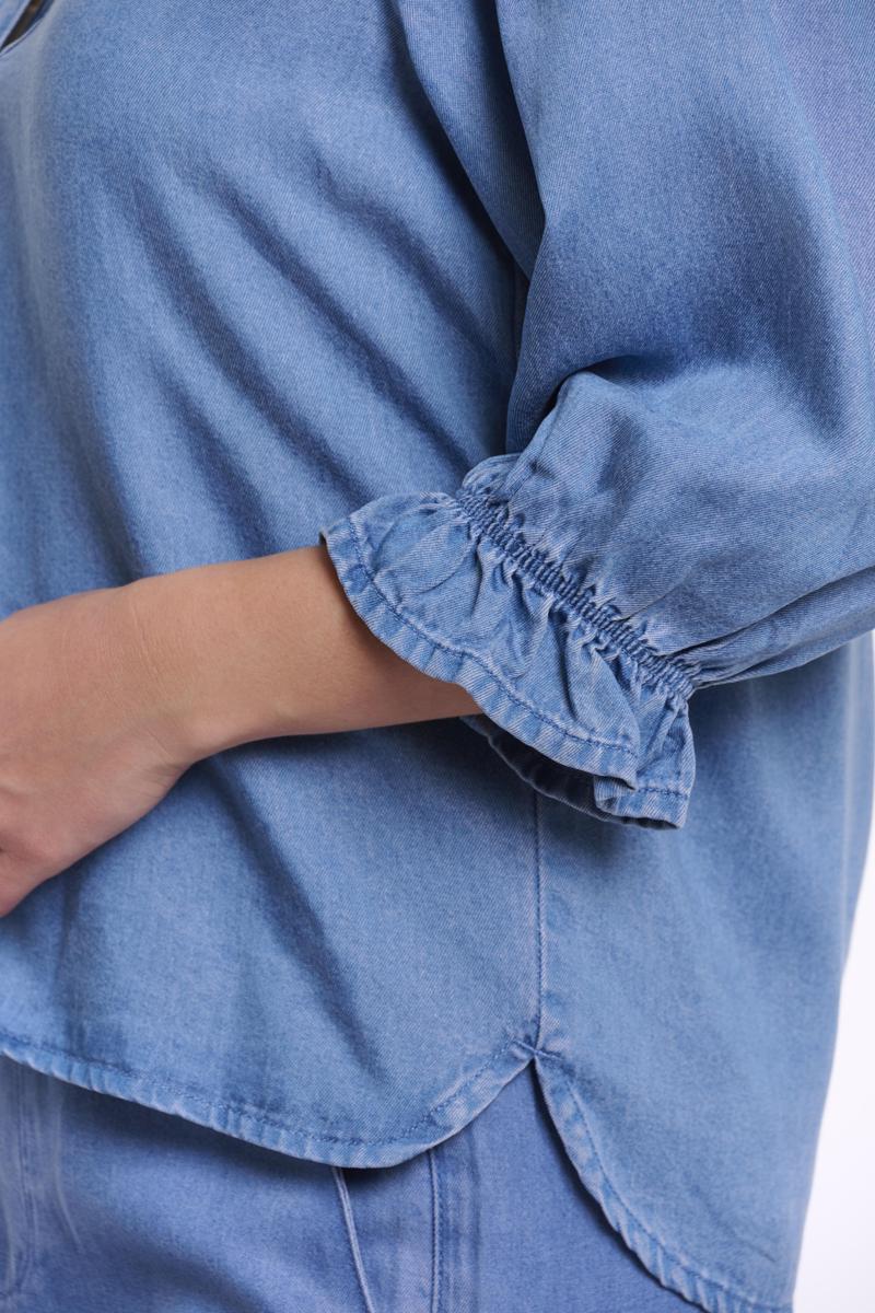 Rino & Pelle Blouse Kamar Blauw 3