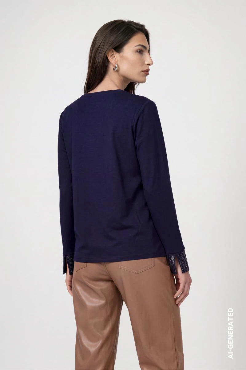 Monari Longsleeve 810493 Blauw 3