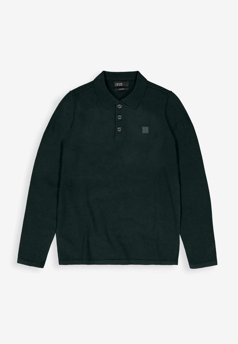 Butcher of Blue Trui Clifden Polo Groen 2