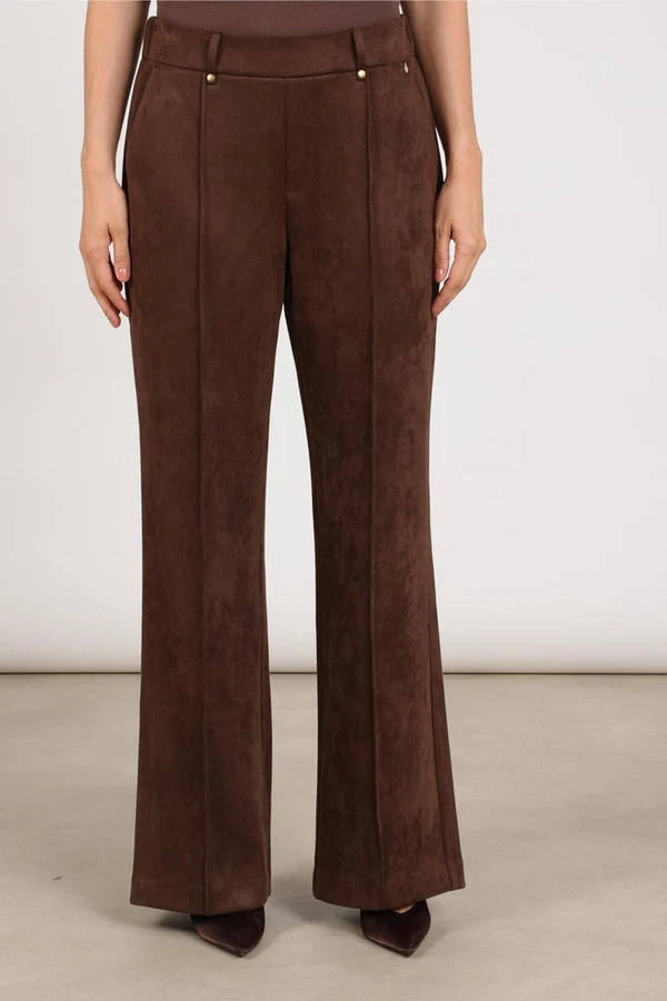 NUKUS Pantalon Jill Bruin 1