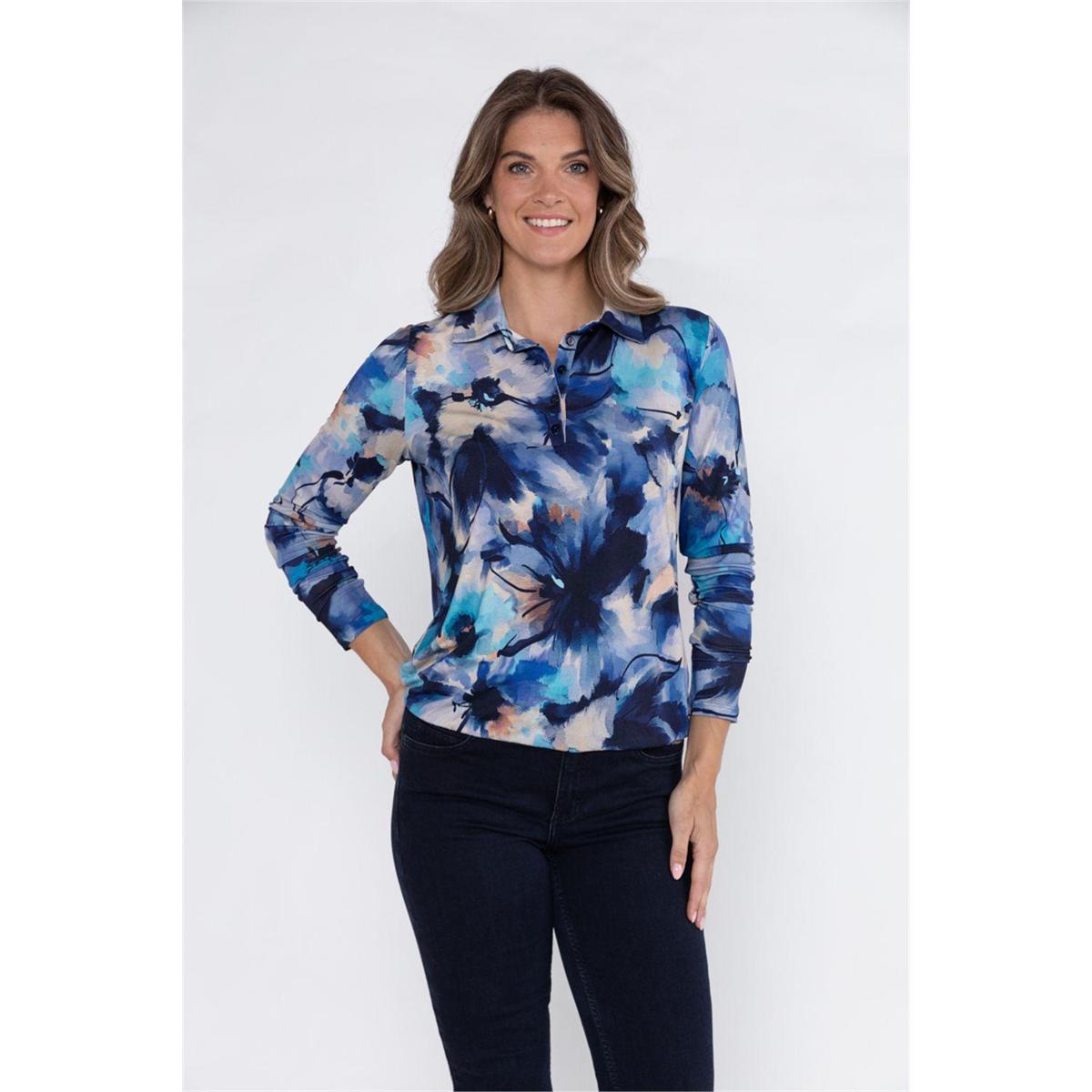 Roberto Sarto Blouse 531195 Blauw 1