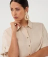 EsQualo Blouse SP26.10039 Beige 5