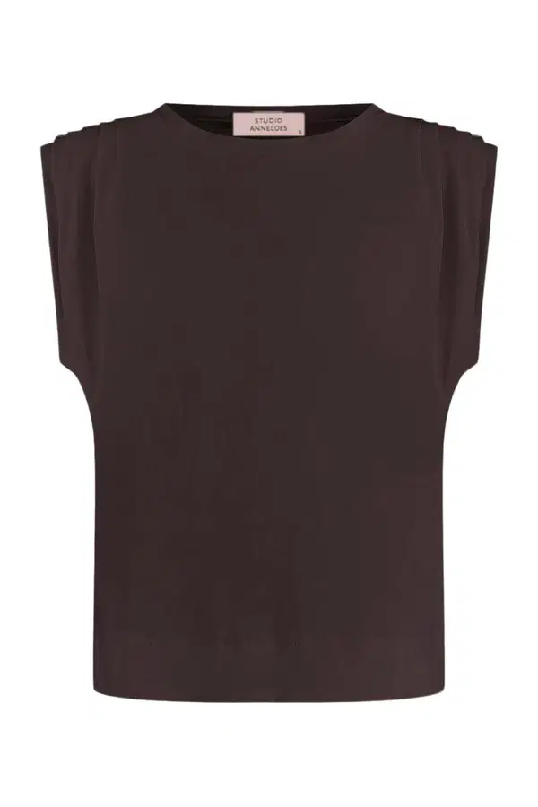 Studio Anneloes T-Shirt Leona top Bruin 1