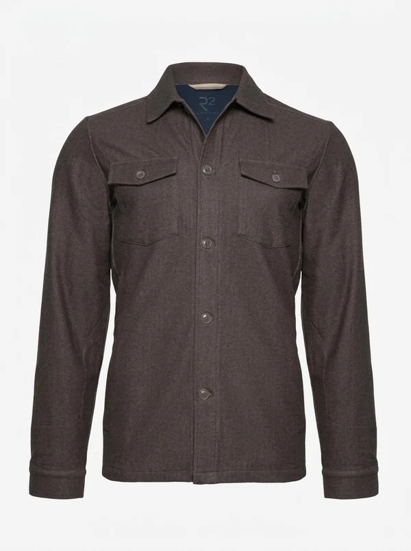 R2 Amsterdam Overshirt 134.OVERSHIRT.008 GFF Bruin 1