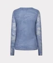 EsQualo Longsleeve W26.30724 Blauw 3