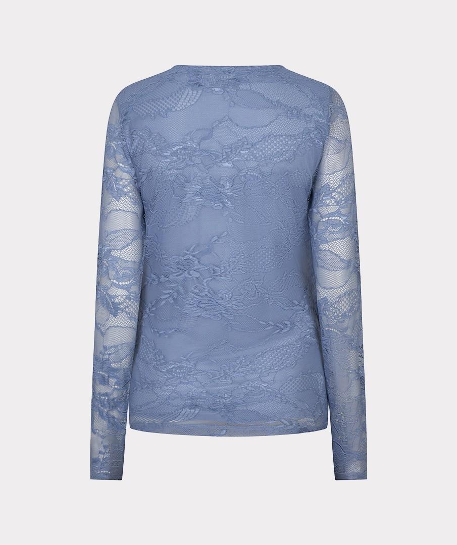 EsQualo Longsleeve W26.30724 Blauw 3