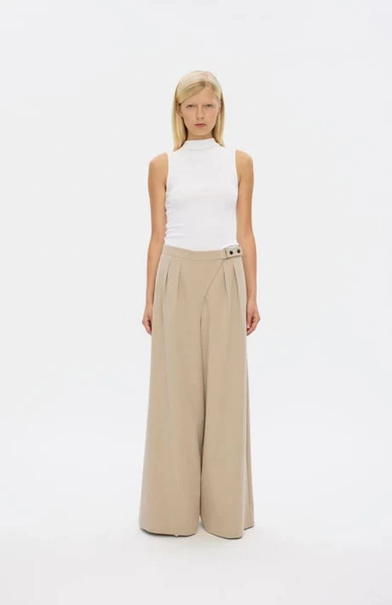 Five Units Pantalon Uma Long Beige 1