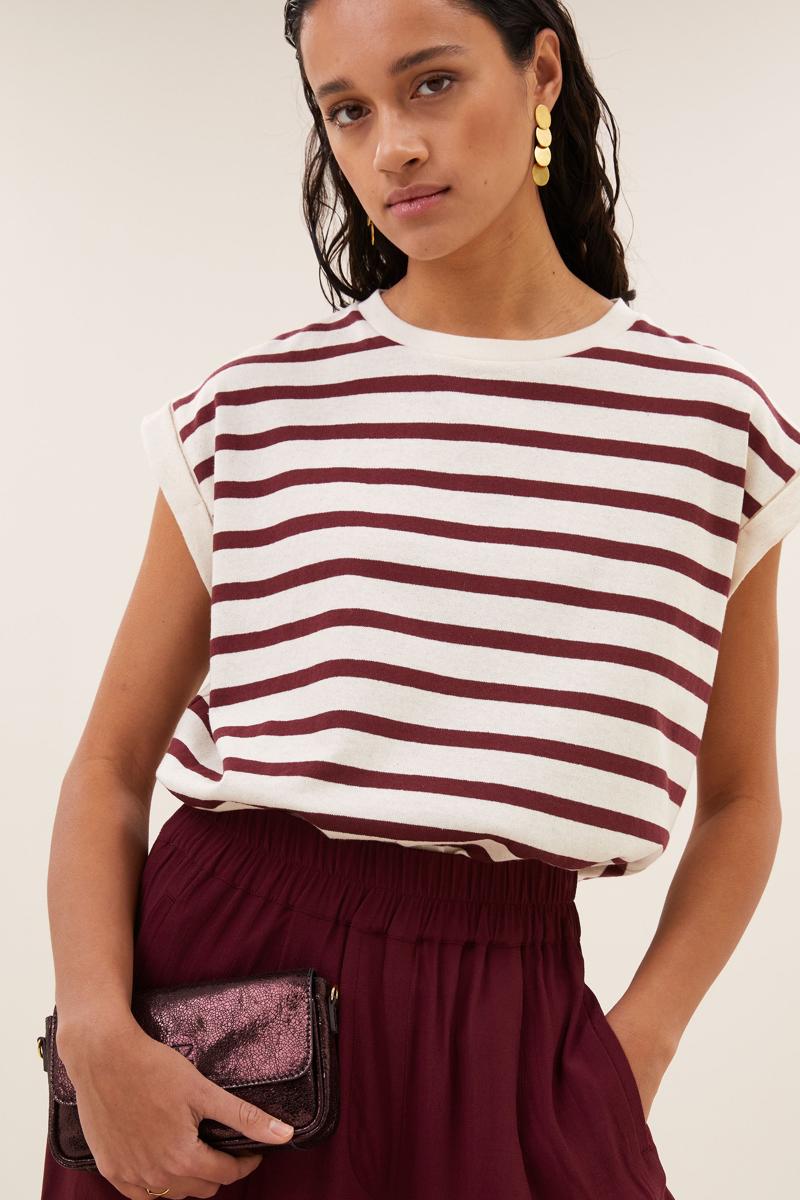 By-Bar T-Shirt Tobi Rood 1