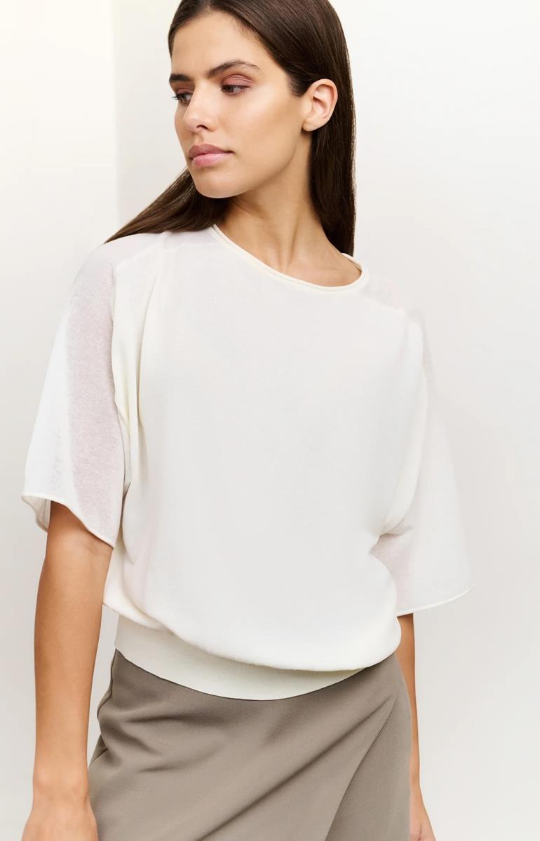 YAYA Trui 01-000475-507 Off-White 1