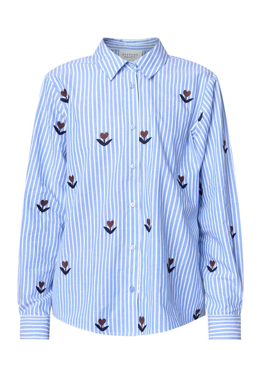Sisters Point Blouse Ibisa-Sh4 Blauw 2