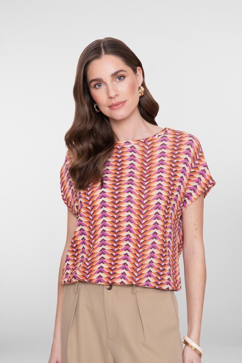 Geisha T-Shirt 62155-20 Oranje 6