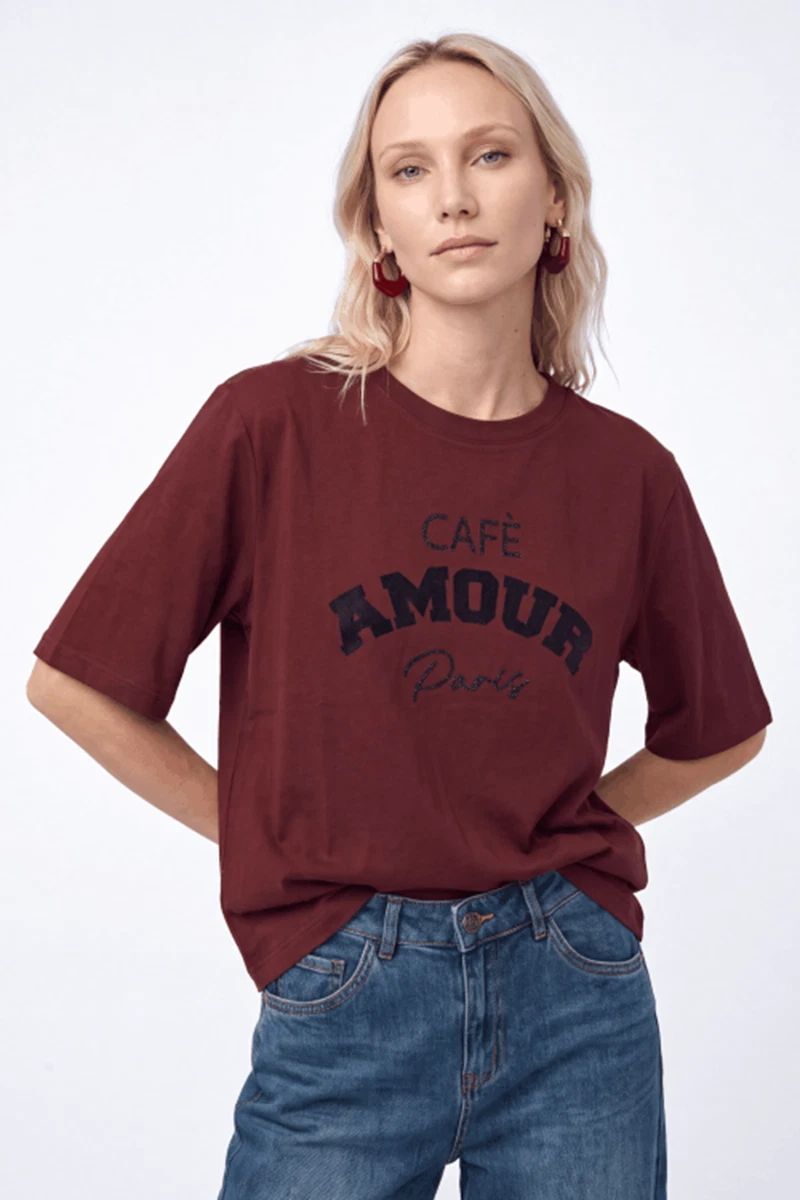 Florèz T-Shirt Amour Paars 1