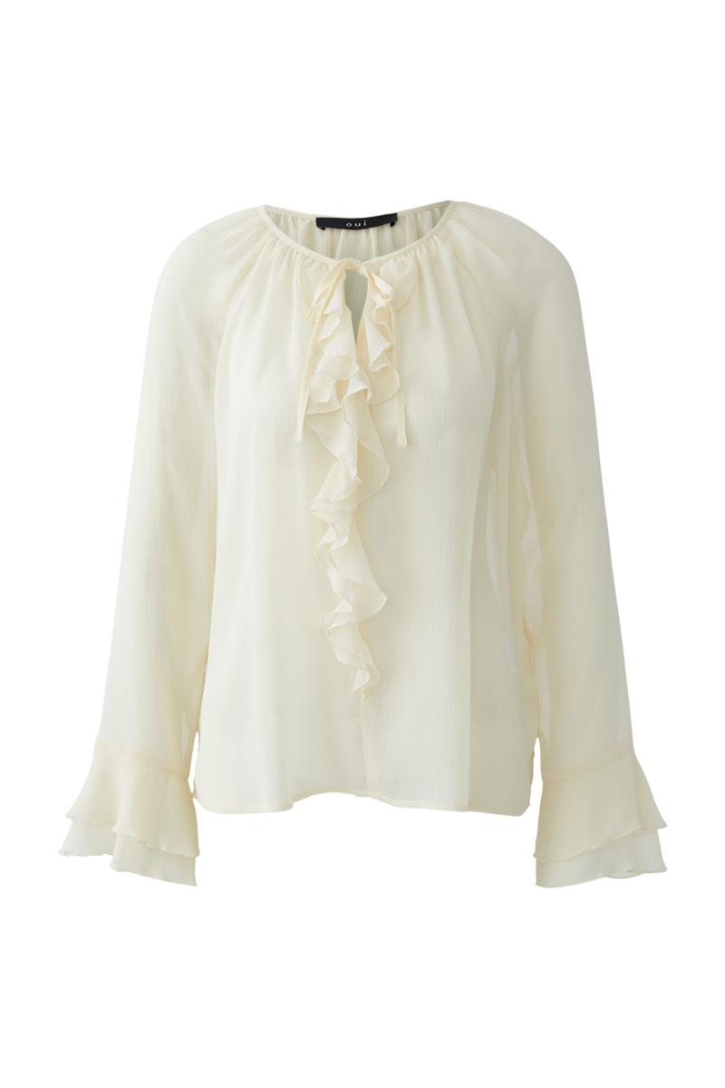 Oui Blouse 0087625 Off-White 2