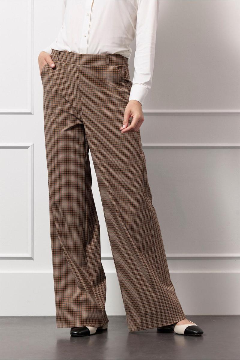 Studio Anneloes Pantalon Lexie Check Bruin 1