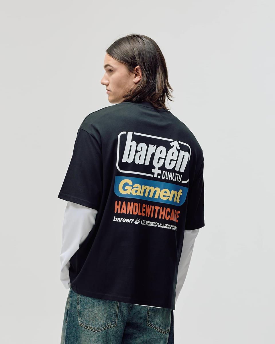 Bareen T-Shirt BET100656 Zwart 3