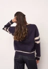 Co'Couture Trui Row Coco Blauw 3
