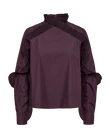 Copenhagen Muse Blouse Pleat Paars 1