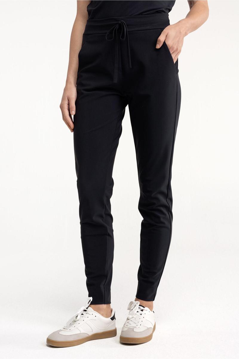 Studio Anneloes Pantalon Downstairs Bonded Zwart 3