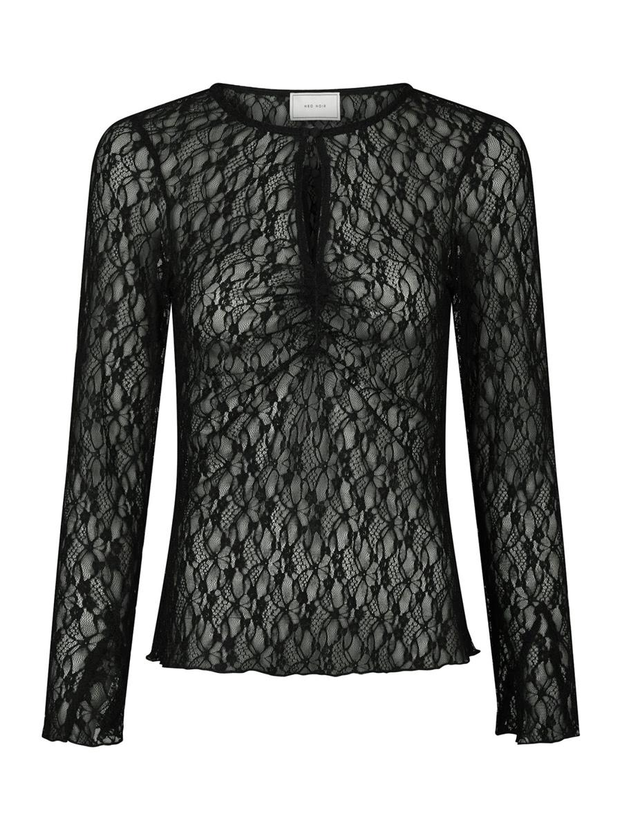 Neo Noir Blouse Matria Lace Zwart 2