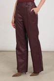 NUKUS Pantalon Jill PU Rood 1