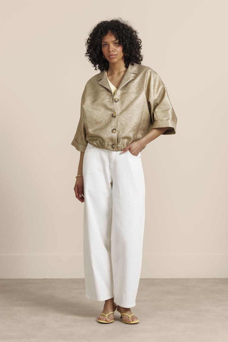Studio Anneloes Blazer Judy dot jacket Goud 5