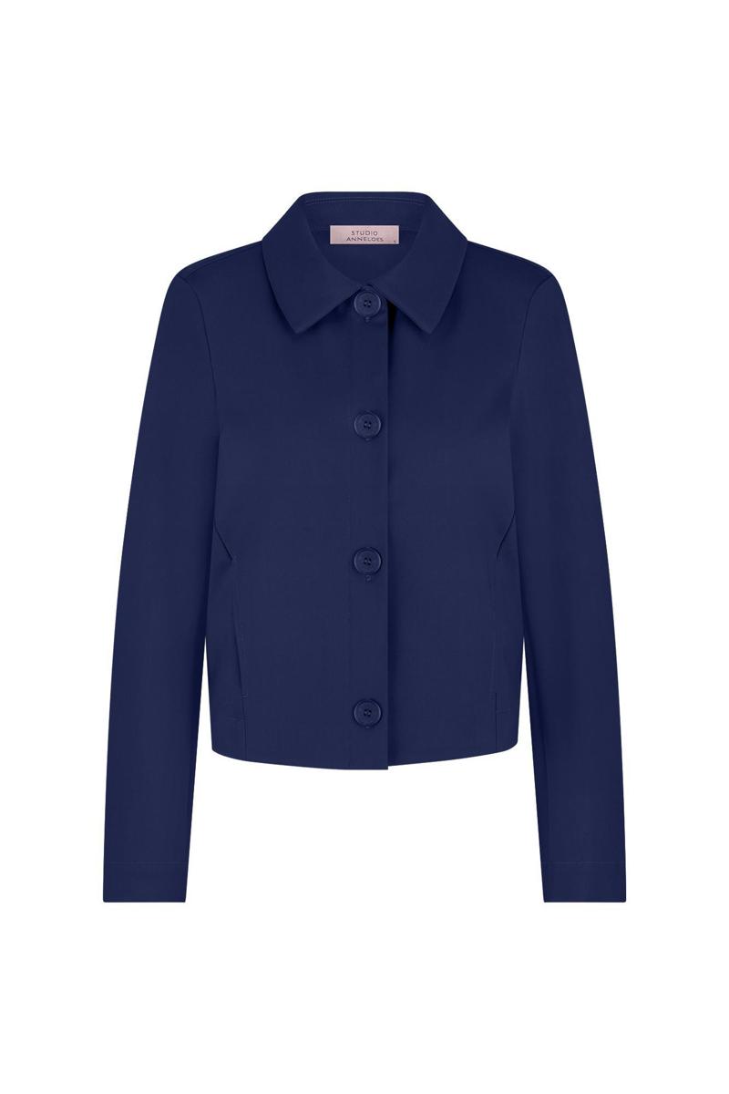 Studio Anneloes Blazer Hilly bonded jack Blauw 2