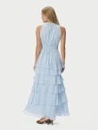 Neo Noir Jurk Marli Solid Blauw 3