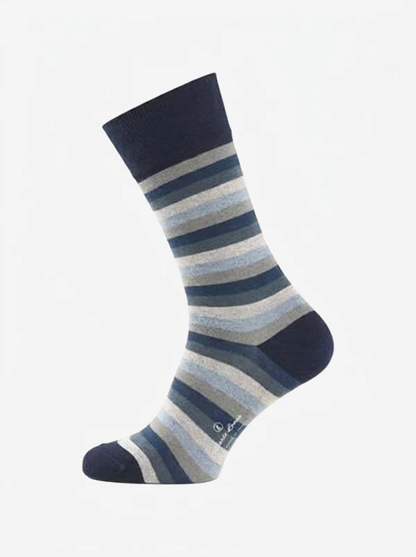 Carlo Lanza Sokken 202 Luxury Line Blauw 1