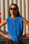 By-Bar Gilet 26415107 Blauw 1