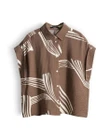SOMEDAY Blouse Zelyna Bruin 2