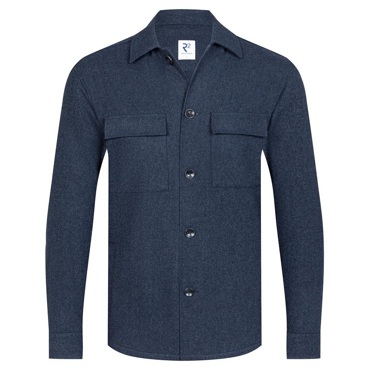 R2 Amsterdam Overshirt 134.OVERSHIRT.011 Blauw 1