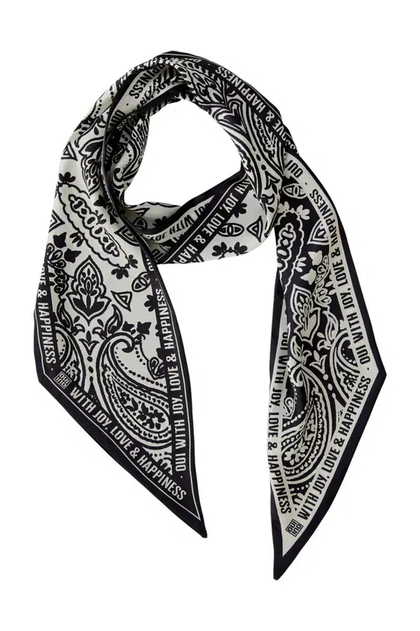 Oui Sjaal 0096520 Zwart 1