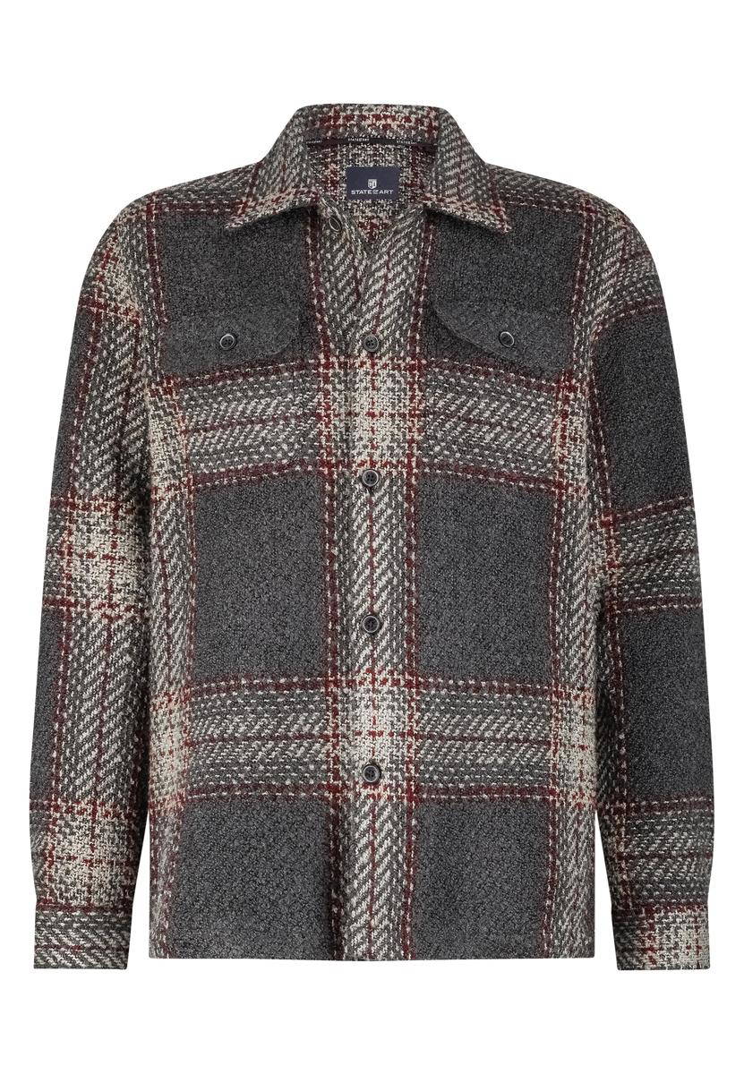 State of Art Overshirt 225-25217 Grijs 1