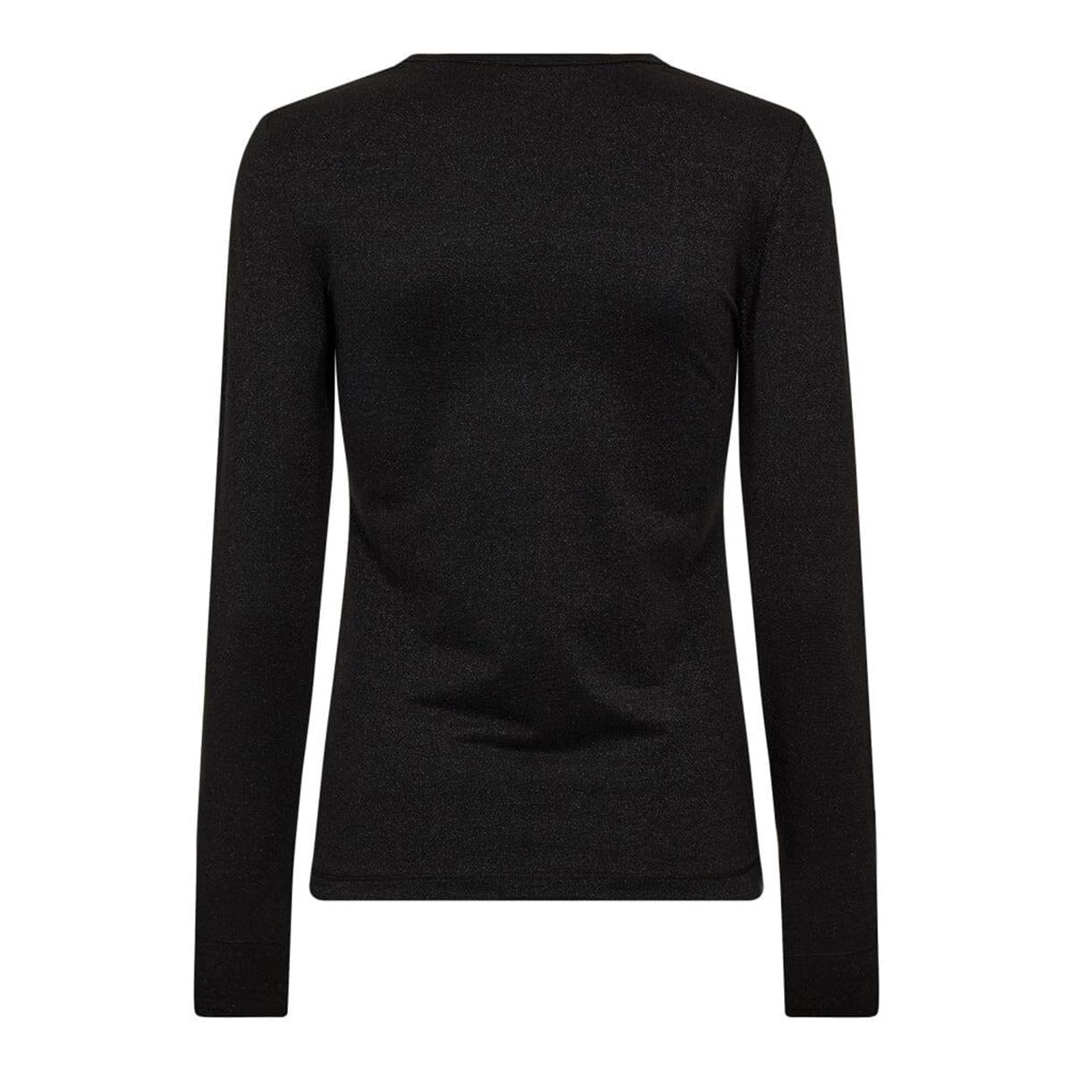 Co'Couture Longsleeve Manny Lurex Zwart 4