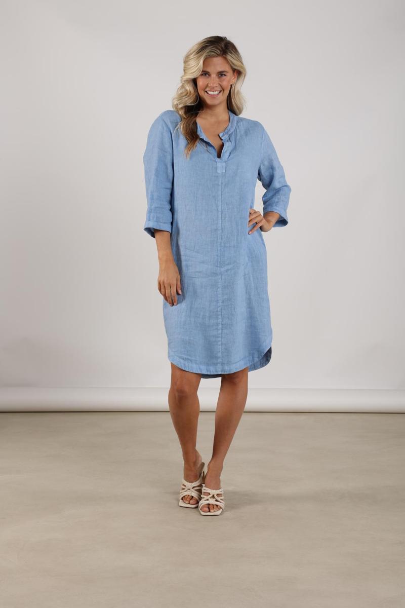 NUKUS Jurk Kate Blauw 1