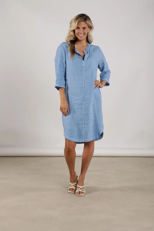 NUKUS Jurk Kate Blauw 1