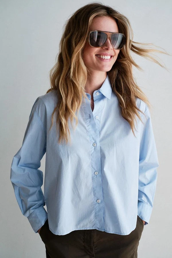 Penn & Ink Blouse W26Z913 Blauw 1