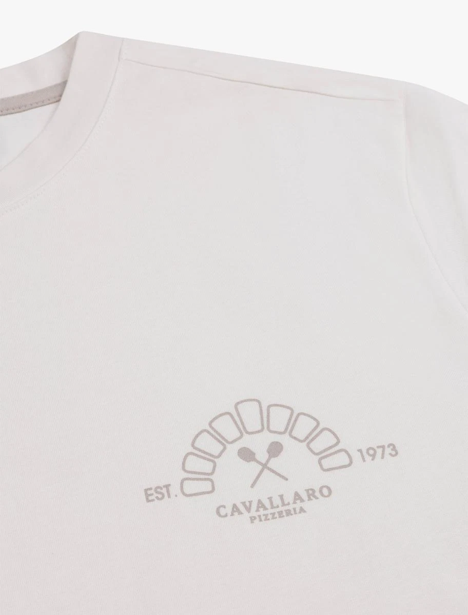 Cavallaro T-Shirt Don Mozzarella Beige 3
