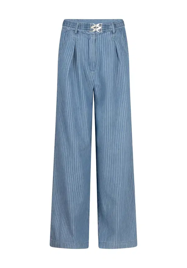 Aaiko Pantalon LOTTY STRIPE CO 5 Blauw 1