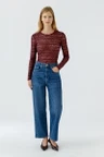 Oui T-Shirt 0099899 Rood 5