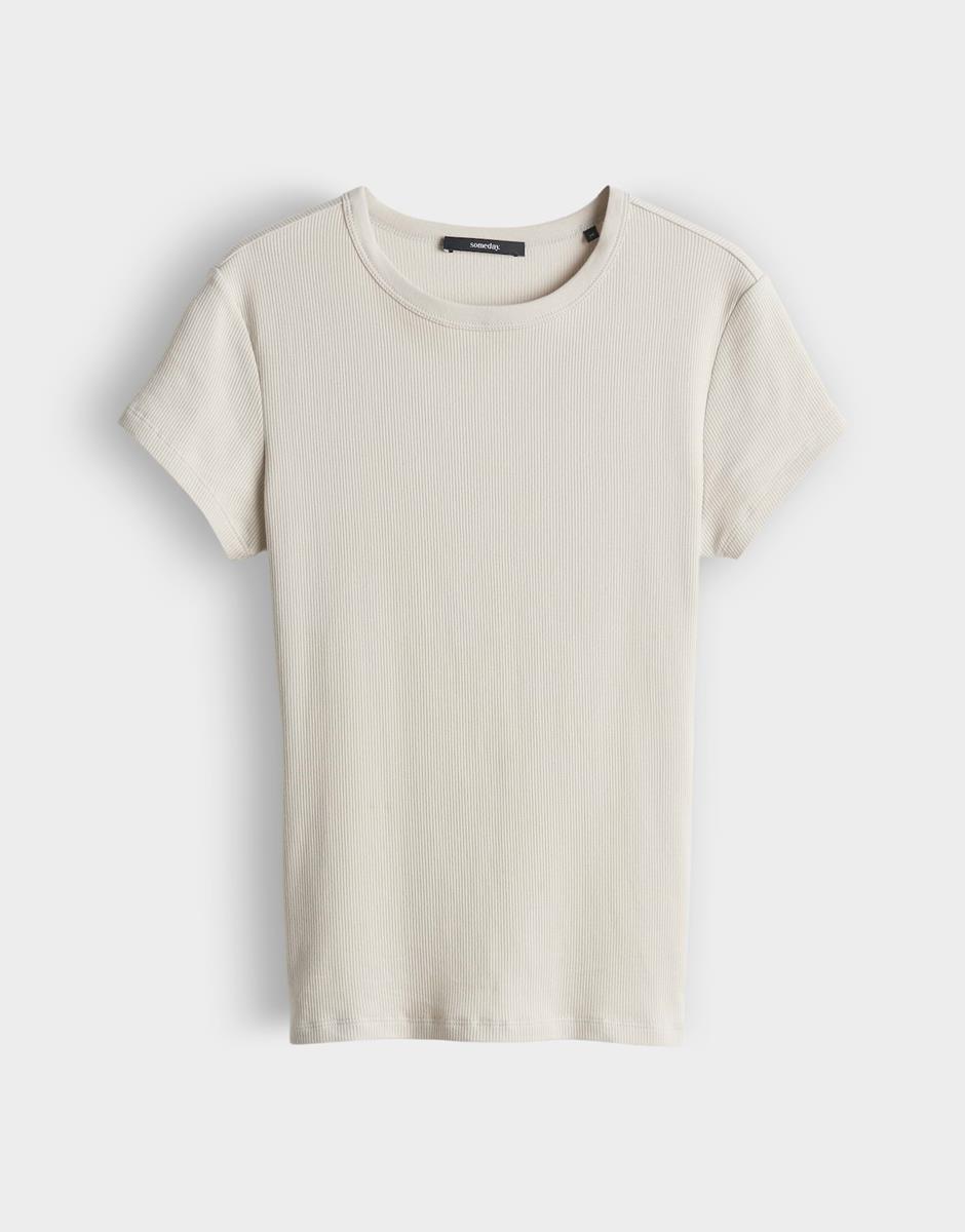 SOMEDAY T-Shirt Kleoh Taupe 2