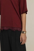 Studio Anneloes T-Shirt Fiore lace tee Rood 4