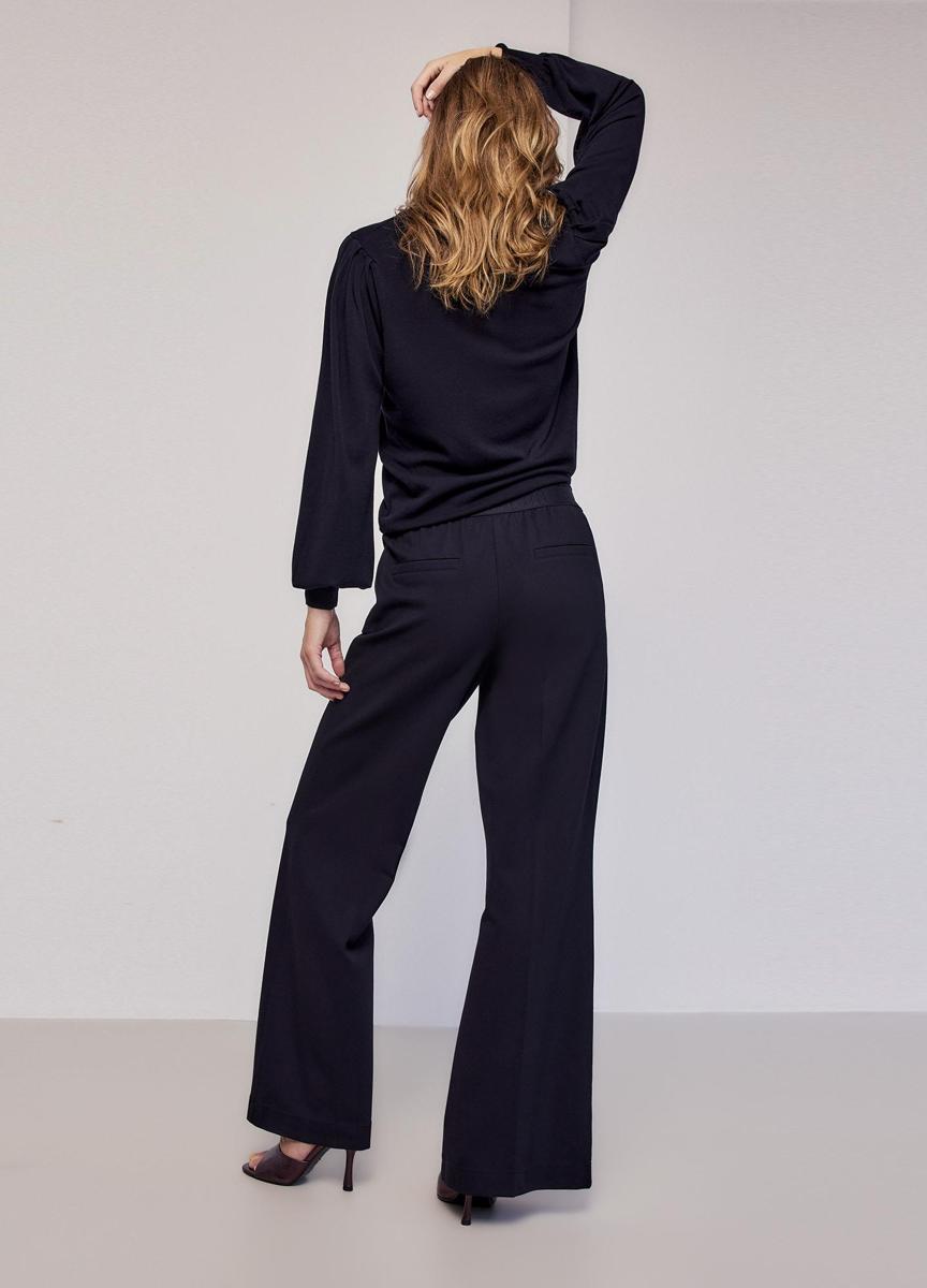 Summum Pantalon Rome-11580 Zwart 4