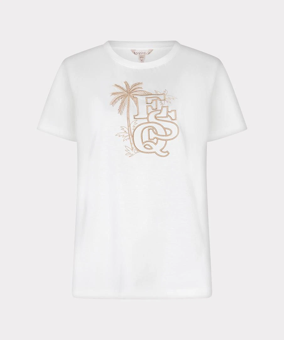 EsQualo T-Shirt HS26.05202 Off-White 2