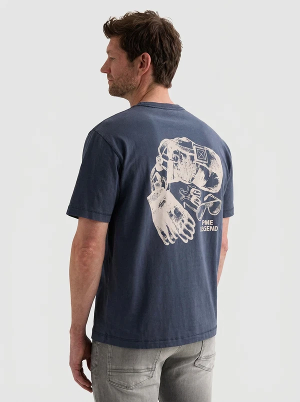 PME Legend T-Shirt PTSS2606577 Blauw 1